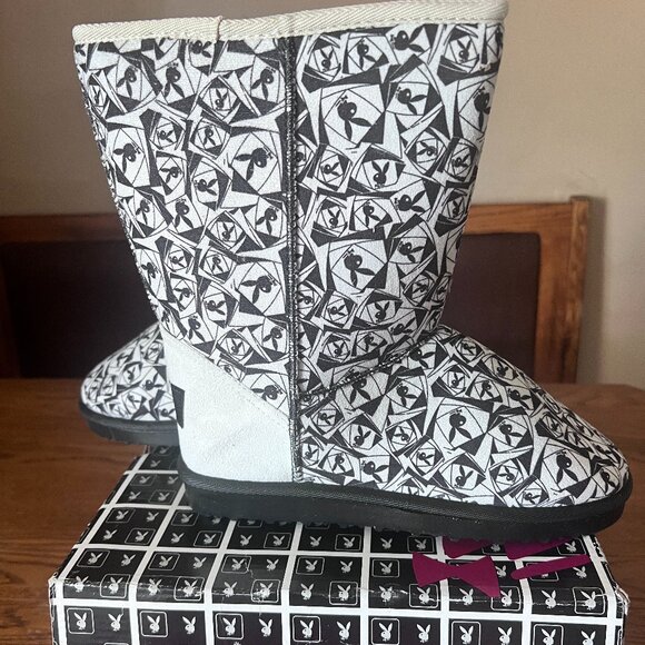 Vintage Y2K Playboy Bunny Boots-Brand New in Box-Size womens